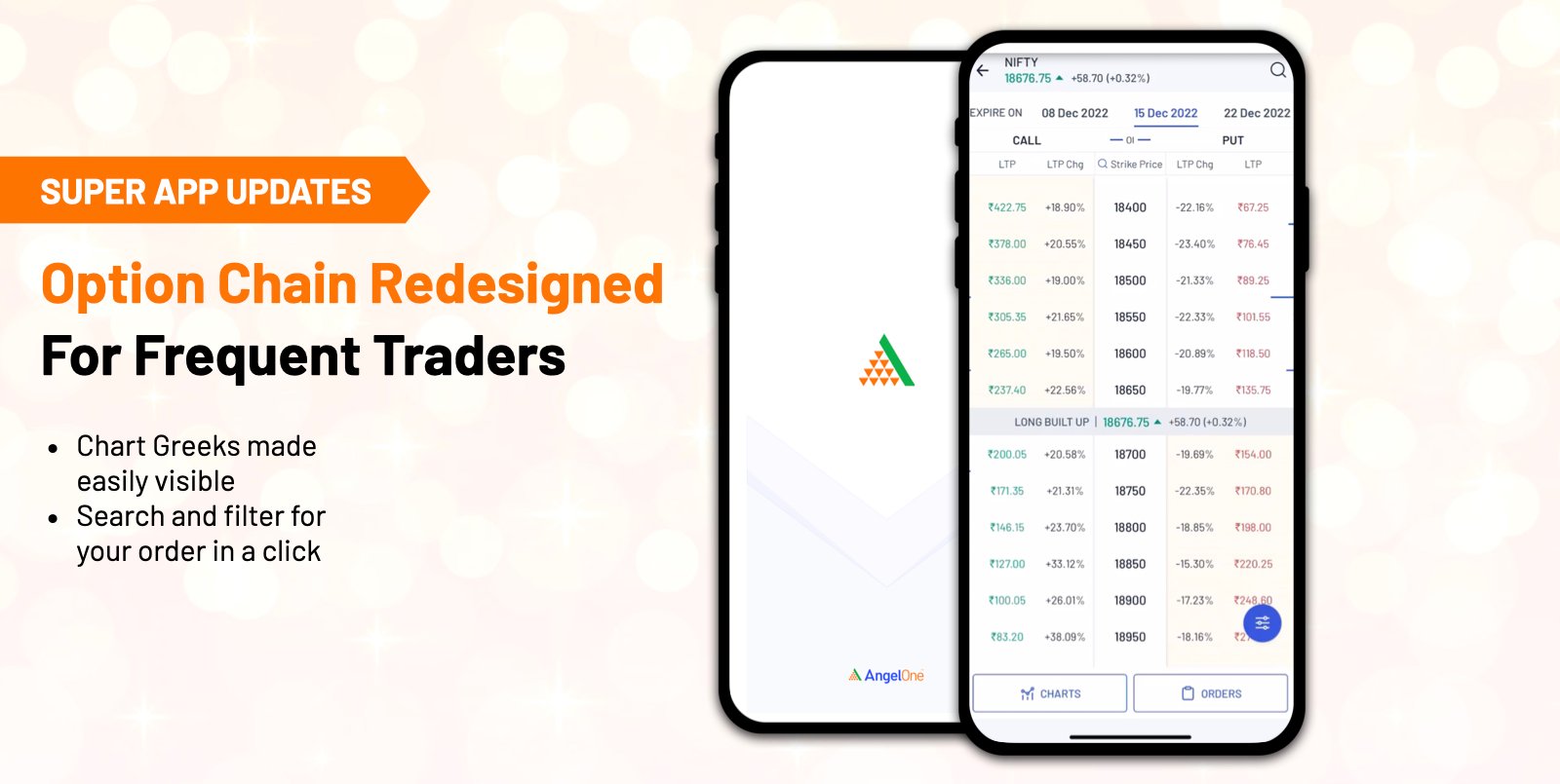Option Chain Redesigned for Frequent Traders - Angel One