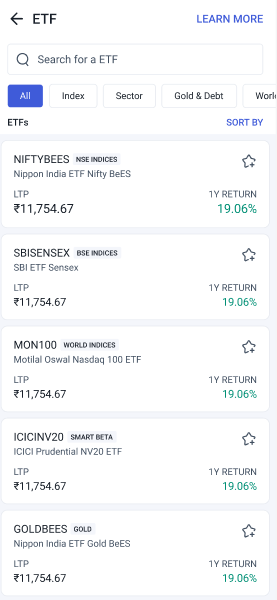 etfs from search