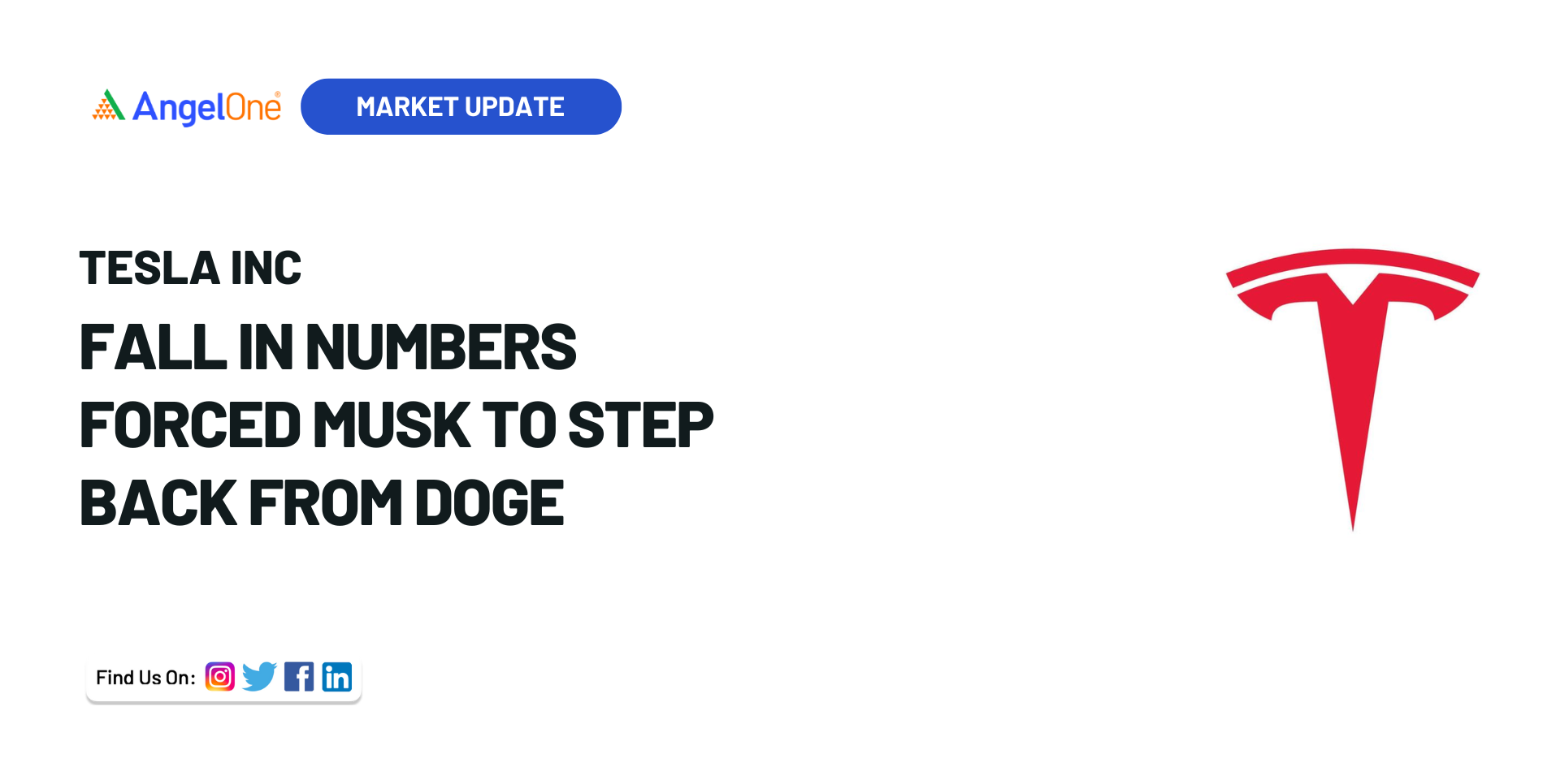 Tesla Share Price Before Musk Joined DOGE vs. Current